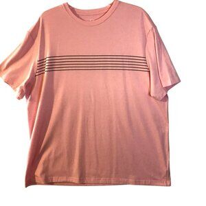 NWOT Lee Men's Short Sleeve Crew Neck Pullover Tee Size 2XL in Pink Colorful